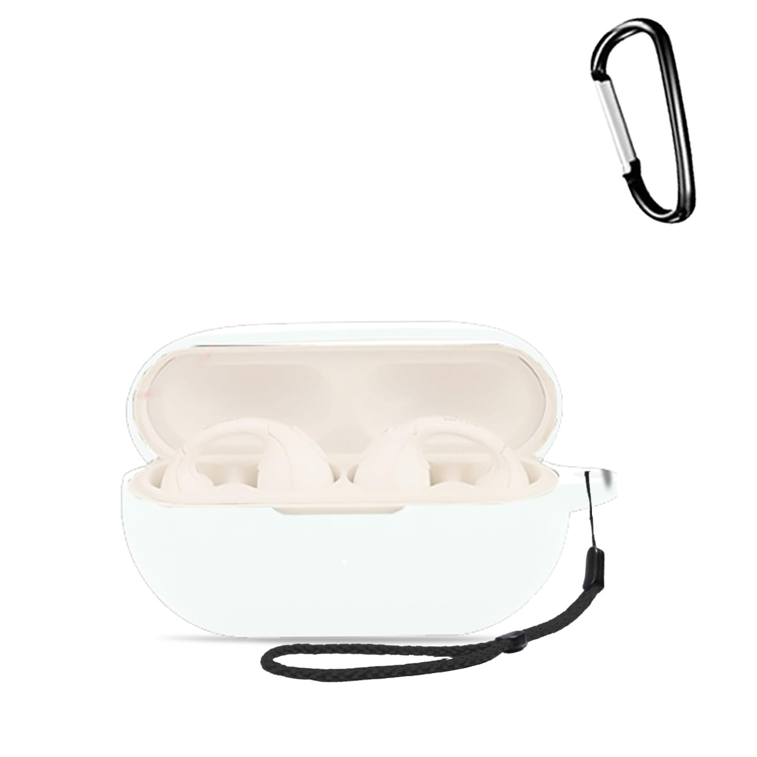 sound earcuffs ホワイト 充電ケース付き*8 アンビー サウンドイヤカフ